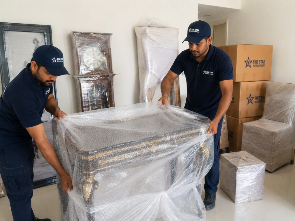 dismantling the sofa after the relocation completed
